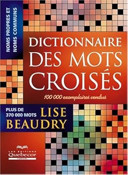 Paperback Dictionnaire des mots croisés [French] Book