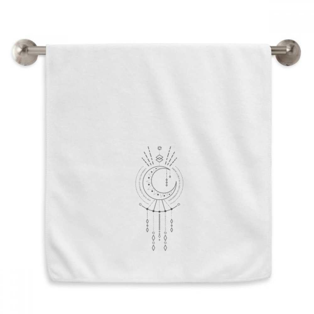 Serviettes débarbouillettes Lune Motif Alien contre peau irritée