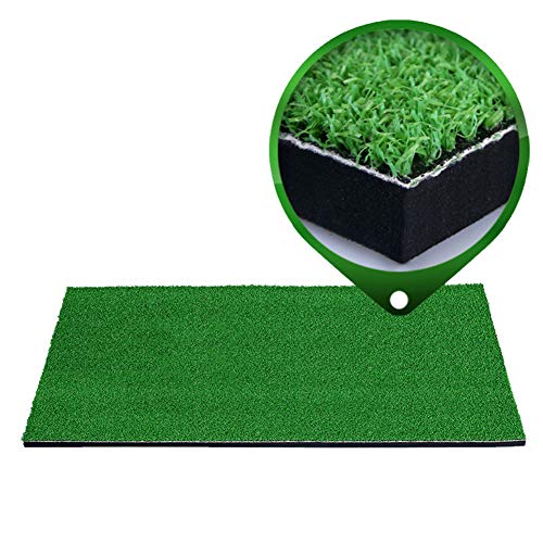Toyfun 12 x 24 Inch Golf Mat Residential Golf Hitting Mats Indoor Backyard