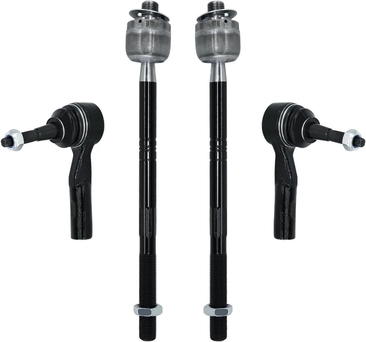 Swing Arms 4pcs Front Inner Outer Tie Rod Steering For Buick For Lacrosse 11-16 For For Regal 12-17