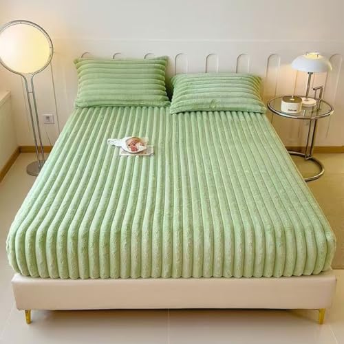Parure de lit velours 2 personnes rose housse microfibre - 6