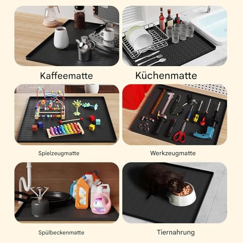 Funda de lavadora contra calor y vibraciones para proteger tapas de secadoras y microondas 4