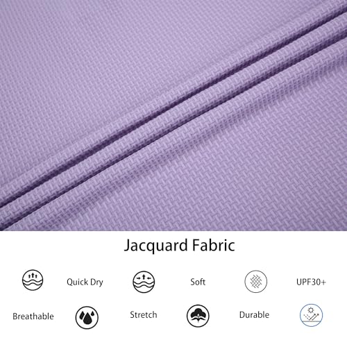 Alex Vando Mens Bubble Jacquard Polo Shirt Super Stretch Short Sleeve Polo Shirts for Men