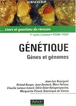 Download Génétique : Gènes et génomes - Cours et questions de révision PDF