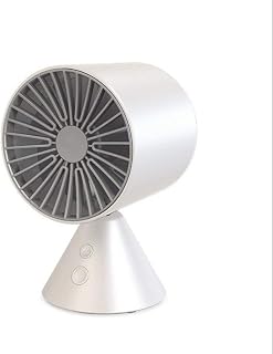 VAZZIC Standing Fan USB Shaking Head Silent Turbo Fan for Desktop Desktop Fan Student Desktop Fan, Portable Shaking Head Small Fan