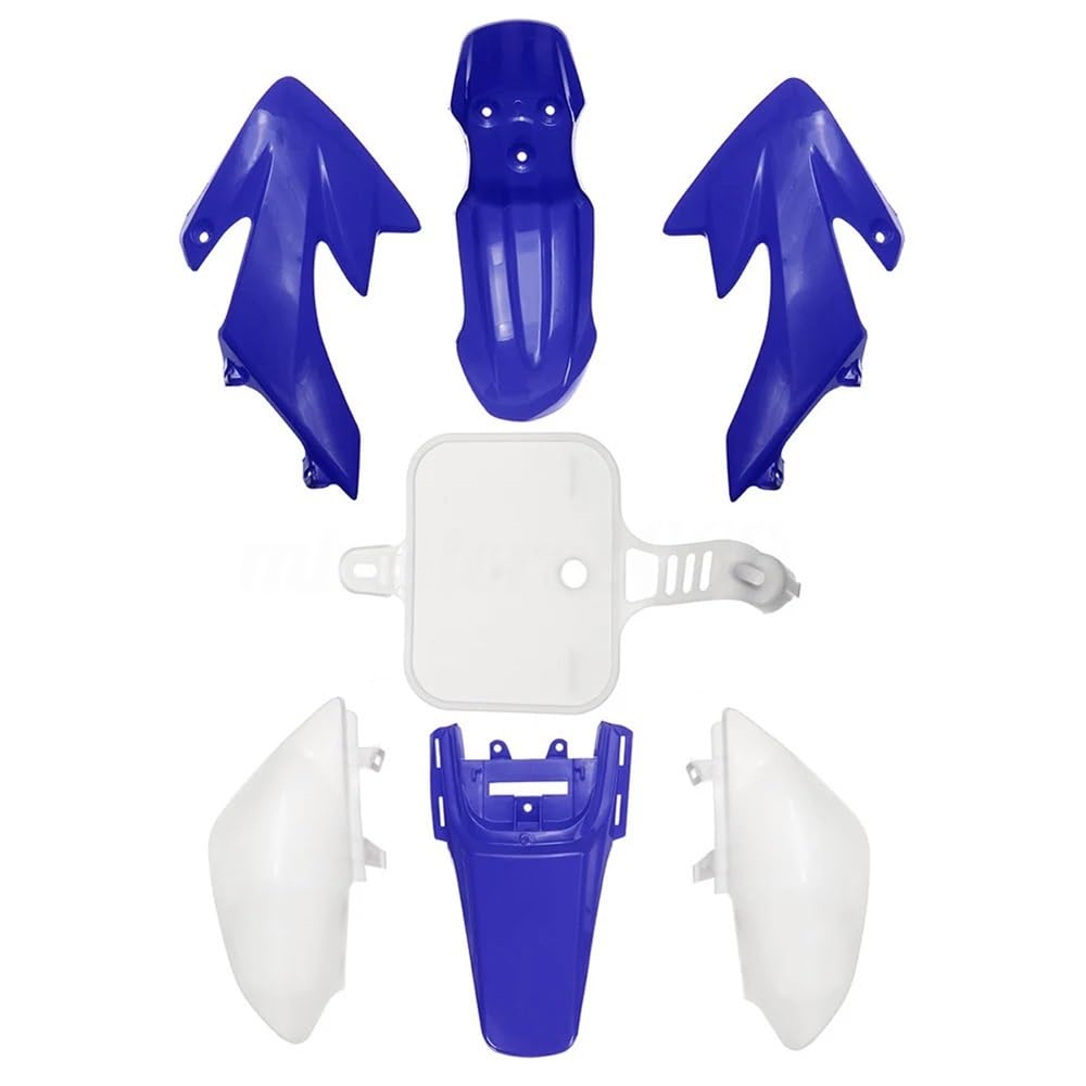 Carenature Set di carenature in plastica per moto da cross, pit bike, 7 pezzi, accessori per motociclette completi per CRF 50