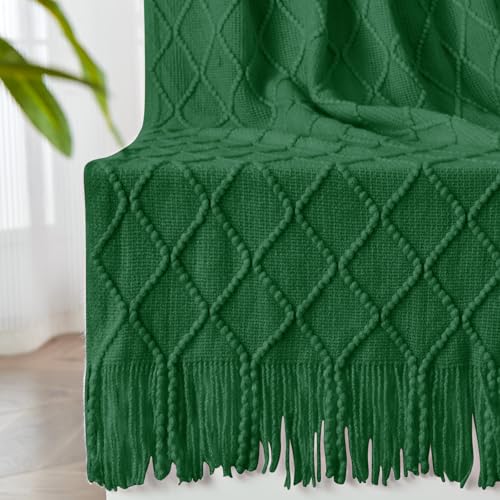 inhand Knitted Diamond Throw Blanket
