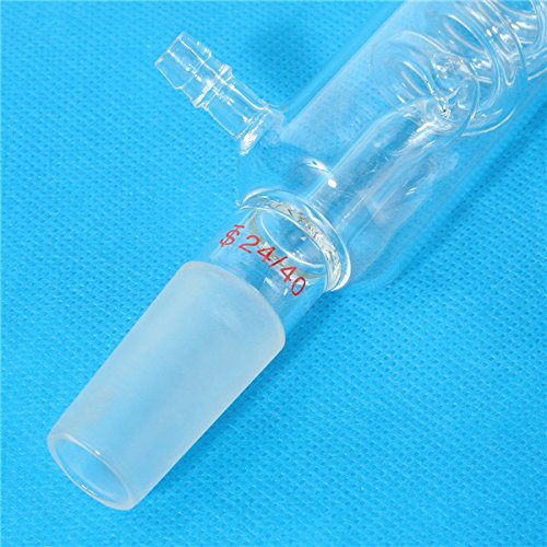 ChaRLes 24/40 Jionts Verre Graham Condenseur Laboratoire De Chimie Serpentine