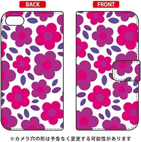 Notebook Type Smart Phone Case Flower Pop Purple/For Ipod Touch (1st Generation) atc6th ijtc – 401 – liy1