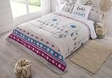 - Ideal para una cama de dos personas de 140 x 190 cm.
