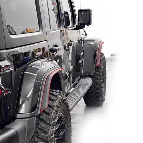 Bande passage roue Jeep Wrangler JL 2018-2023 : kit extension aile évasement voiture