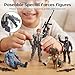 3 otters 12PCS Army Men Toy Soldiers Action Figures, with Military Weapons Accessories Army Dogs, Stocking Stuffers for Kids, Birthday Gifts