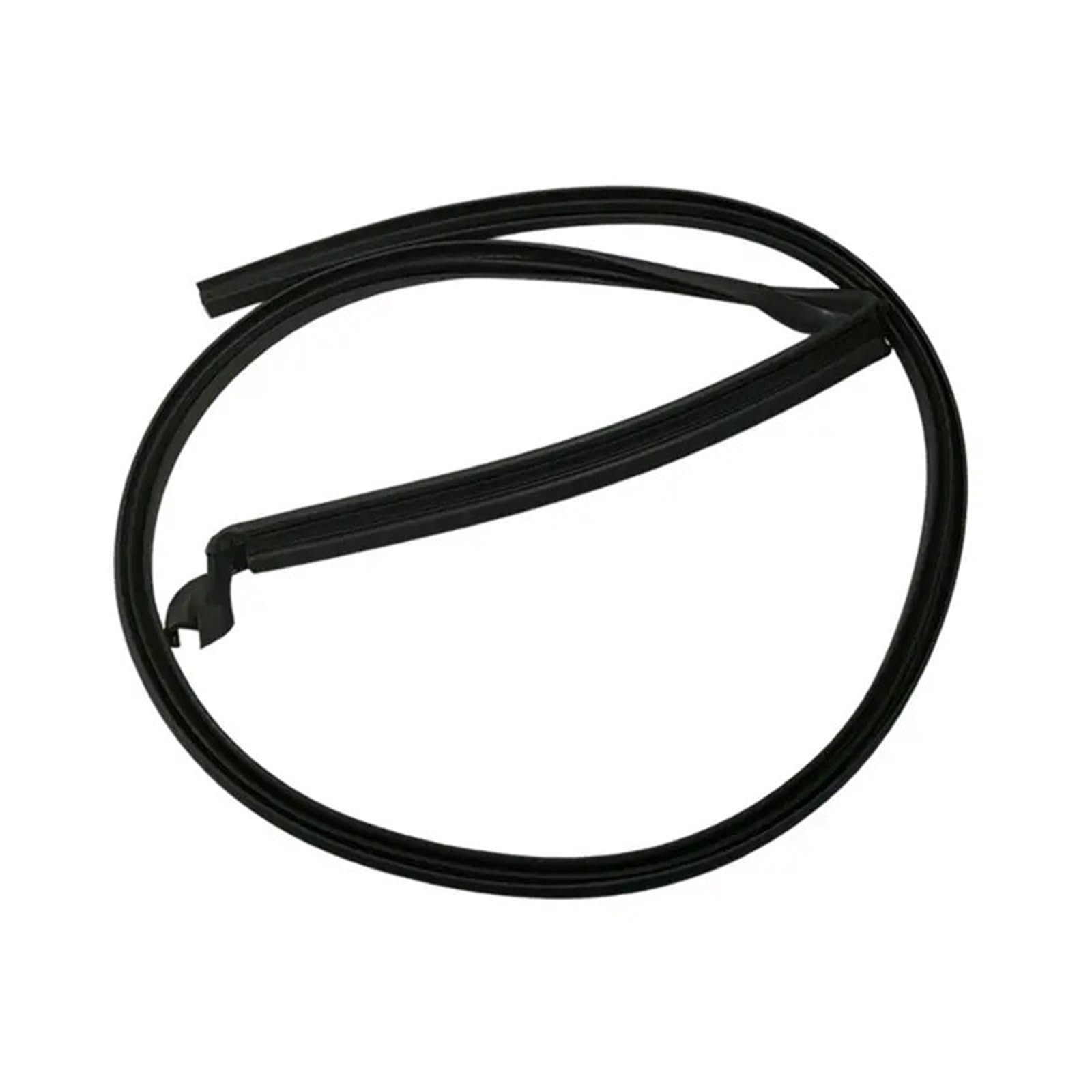 Lkhjdbiy Black Left Car Edge Fit For Hummer H2 Roof Sealing Strip Side Door Weatherstrip 25868657 25868658(Black Left)