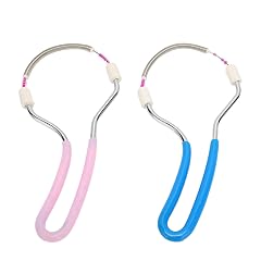 2pcs Spring Facial Hair Remover Portable Threading Face Epilator for Women with Stainless Steel Material Upper Lip Chin