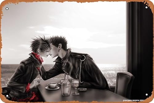 Kiss Leather Nana Punk Nana Osaki �A�j�� �|�X�^�[ �z�[���E�H�[���f�R���[�V���� ���g�� ���^�� �u���L�Ŕ� 8x30.5cm