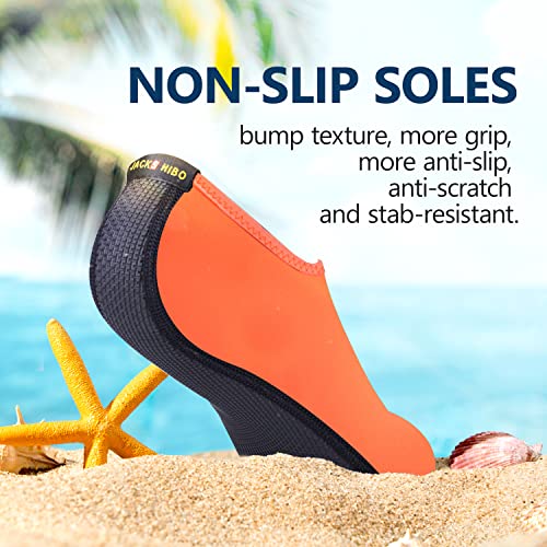 Image of JACKSHIBO Water Shoes for Women Men Quick-Dry Swim Shoes Beach Water Socks | Aqua, Swimming, Yoga, Surf, River, Lake, Kayak, Pool Socks, Cruise Essentials, Sport, Adult, Unisex, Cute, Barefoot, Vacation