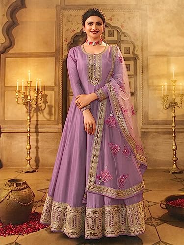 Lady Dwiza Women's Ready to Wear Indian Pakistani Party Wear Floor Length Designer Wedding Anarkali Salwar Suit2
