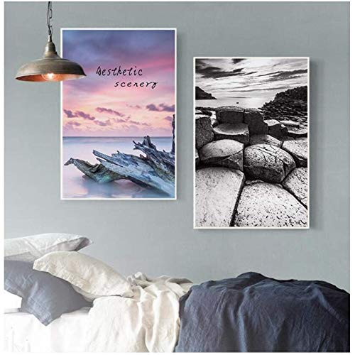 Peinture paysage de mer pour illuminer un salon sombre et decoration murale