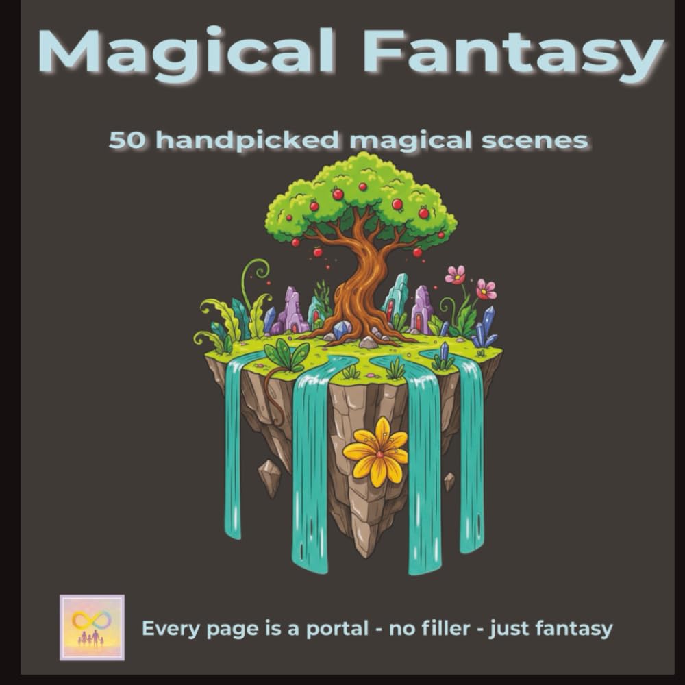 Magical Fantasy - A Cozy Chaos Coloring Book: An Introduction into a World of Whimsy & Wonder (Whimsy & Wonder: Printable Portals to Quiet Magic)