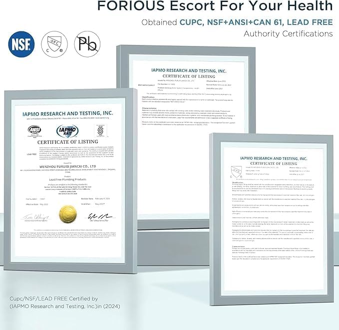 FORIOUS Square Waterfall Matte Black Bathroom Faucets 3 or 2 Hole for 4 Inch Centerset Sink with Metal Pop Up Drain and Hose, Double Handle Operation, Suitable for Vanity RV Restroom Remodel - Image 8