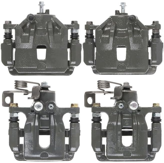4PCS Front Rear Disc Brake Caliper Automotive Replacement Brake Calipers Without Pads - Left Right Side for Hyundai Elantra 2016 2015 2014 2013 for Hyundai Elantra Coupe 2014 2013
