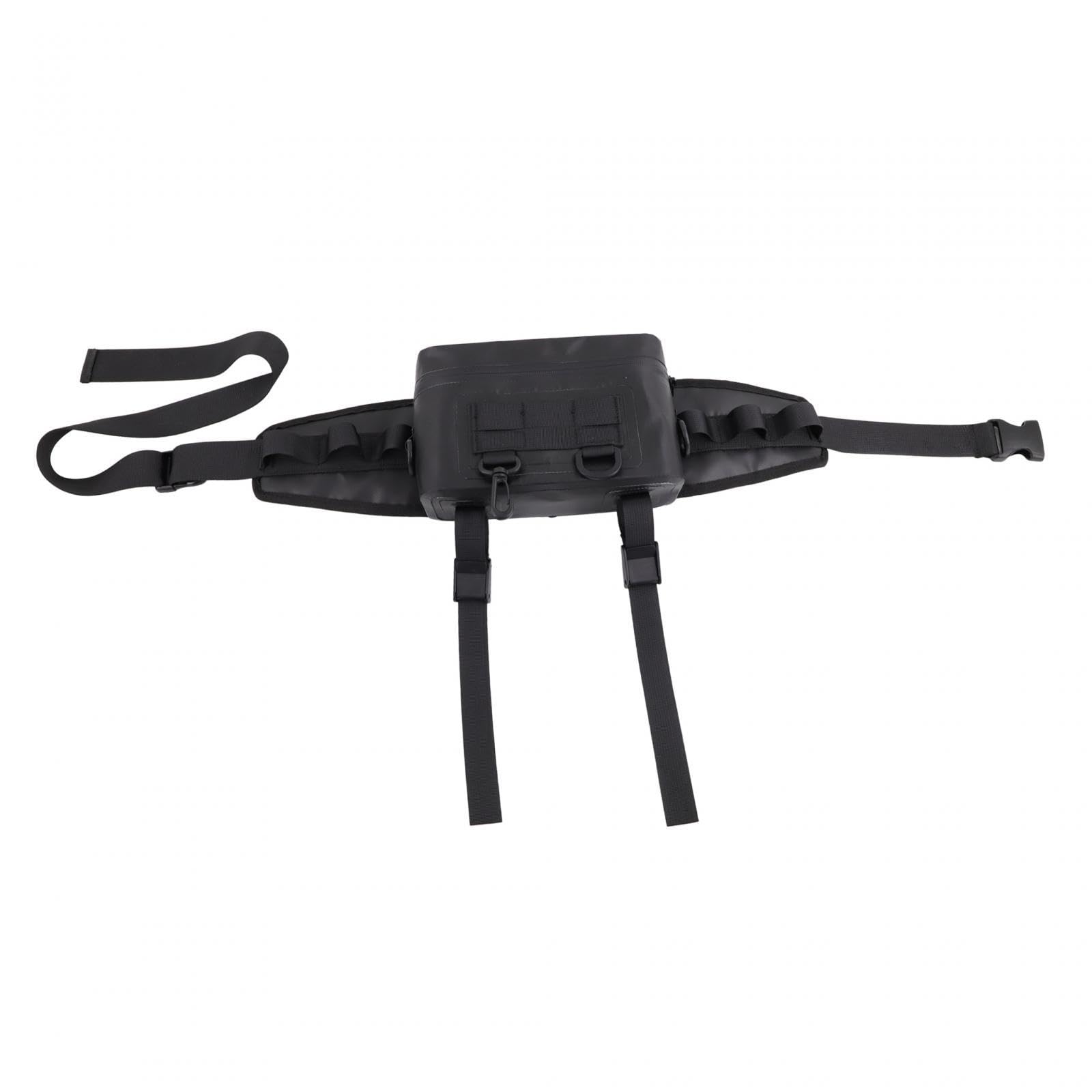 Torba na sprzęt wędkarski saszetka saszetka kołowrotek wędkarski torba na przynętę na kemping podróż czarna, 2 zestawy (czarne), 26cmx16cmx4cm