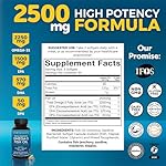 Triple Strength Omega 3 Fish Oil Supplement for Women and Men – 2500 mg High-Potency, Easy-to-Absorb Re-esterified Triglyceride Form, Pescatarian-Friendly DPA EPA DHA Omega 3 Supplement, 180 Softgels - Image 2