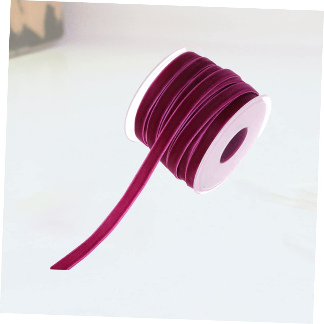 Tofficu 3rollos Cinta De Terciopelo De Yardas Para Manualidades y Decoración Color Para Bodas y