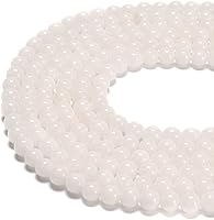 Vista 11 de Cuentas redondas sueltas de ónix negro liso de 6mm (15/64 pulgadas), cuentas naturales de gematone para joyería y manualidades, 1 cadena de 15