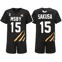 AwwwCos Cosplay Jersey Msby Black Jackal T-Shirt Pants Sport Suits Halloween Party Suit