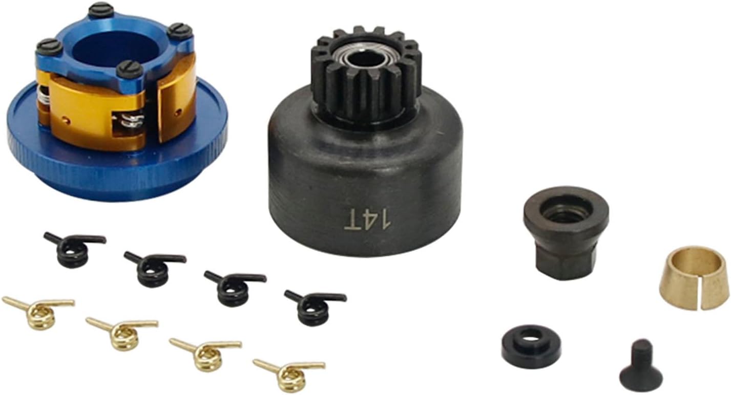 FLMLF 14T Clutch & Flywheel Kit for SG Crank Engine Fit Team Losi 8IGHT 8T 1.0 2.0 3.0