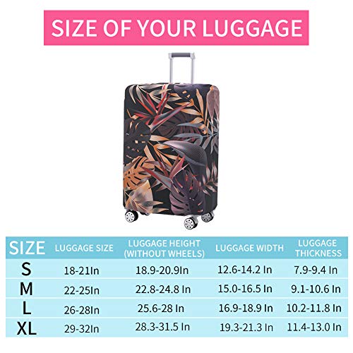 Travel Kin Luggage Covers For Suitcase Tsa Approved,Suitcase Cover Protector Fit 18-32 Inch Luggage #TOP5