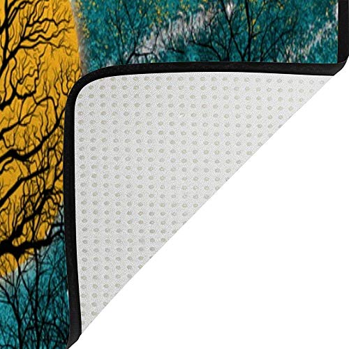 Tapis de sol facile à nettoyer antidérapant ciel étoilé
