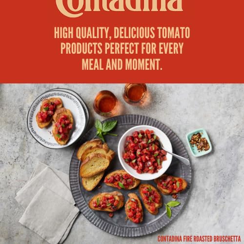 Contadina Fire Roasted Diced Tomatoes with Garlic, 12 pack of14.5 oz Can