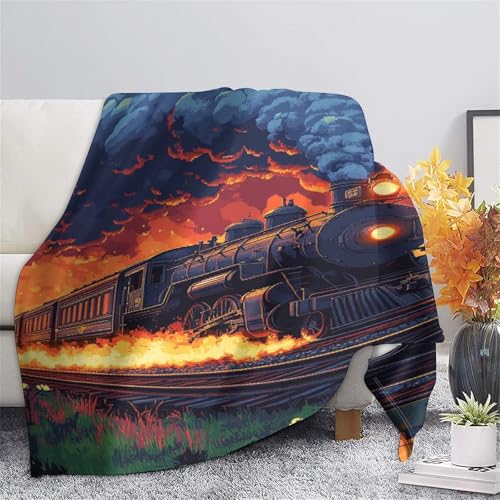 Couverture train à vapeur pour ne plus avoir froid au bureau - 7