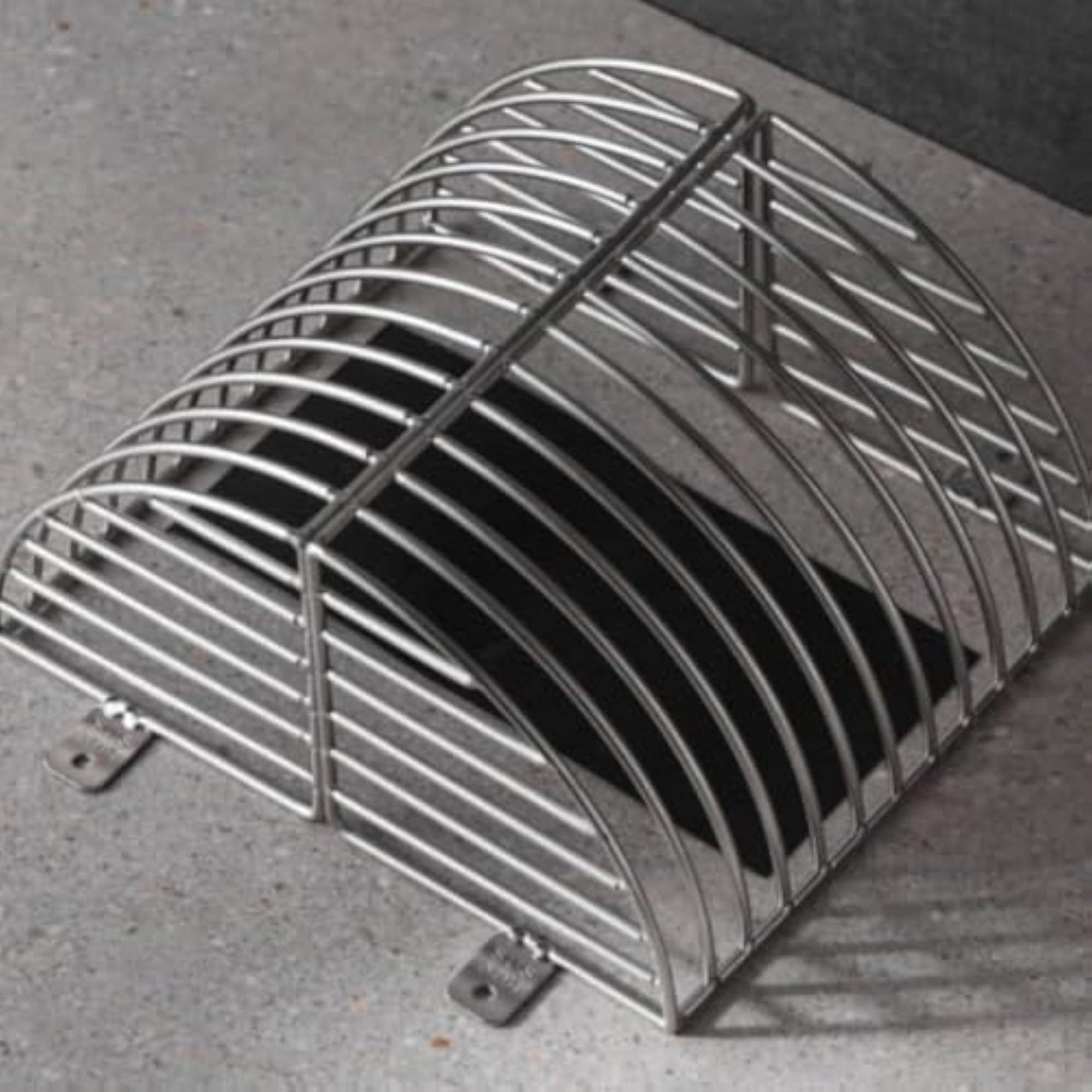 Polished Metal Side Drain Guard for Bathing