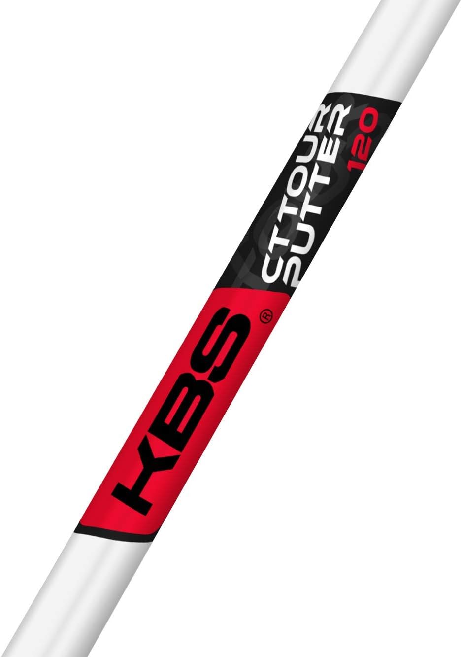 KBS CT Tour Putter Shaft, 38" Raw Length, Stiff Flex, Right Hand, Green, 124g, Alloy Steel, Standard Grip, Putter Golf Club