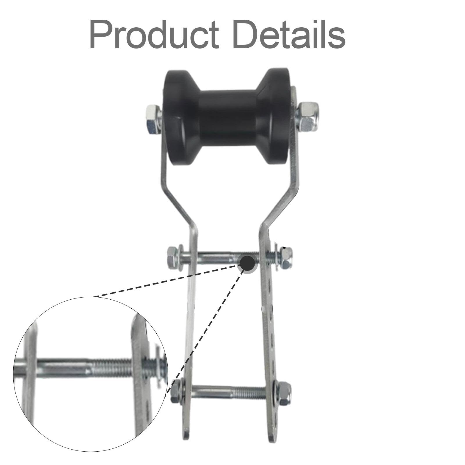 Ensemble de Supports de Rouleaux de Quille Réglables pour Remorque de Bateau