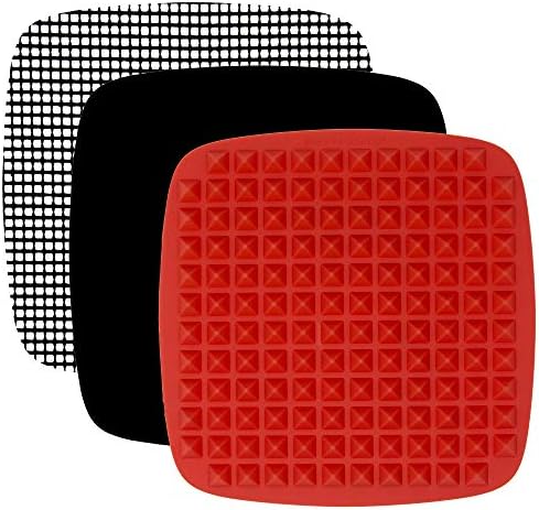 Air Fryer Accessories Bundle Compatible with Philips, Nuwave, Dash, Cosori, Emeril Lagasse, Gourmia, Kuppet, Secura, Willsence, Costzon +More | by Infraovens Set of 3 (Large to X-Large)