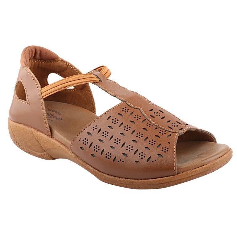 Image of Medifeet Women's Open-Toe Laser Cut Sandals