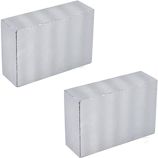 raseparter 1-2-3 Precision Machinist Milling Blocks,(1In x 2 in x 3 in) No Holes Matched Pair Ultra Precision Hardened Steel