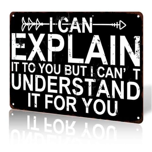 12 X 8 In Aluminum I Can Explain It But