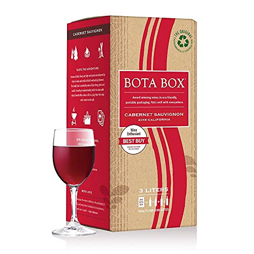 Bota Box Cabernet Sauvignon, Red Wine, 3 Liters Bottle