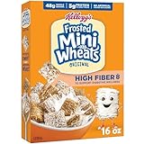 Kellogg's Frosted Mini-Wheats Frühstücksmüsli, Kindermüsli, Familienfrühstück, Original, 473.6 g Box (1 Box)