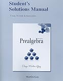 Student Solutions Manual  for Prealgebra