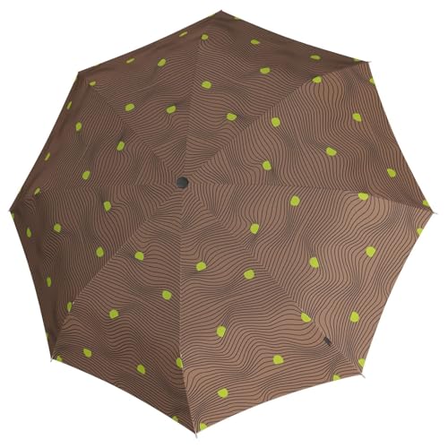 Knirps T.200 Medium Duomatic Meditate Taupe parapluie tempête pliable compact