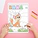 Personalized Kids Coloring Book, Custom Name Coloring Book for Kids, Personalized Kids Birthday Gift, Christmas Gift, Toddler Activity Book (Animals, Large (8.5