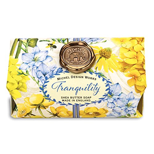 Michel Design Works Triple Milled Shea Butter Bath Soap Bar, Tranquility