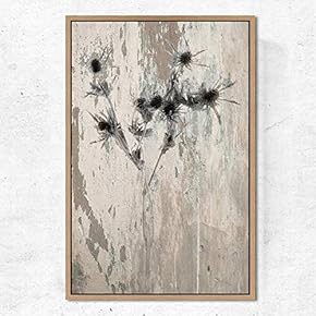 SIGNWIN Framed Canvas Wall Art Dried Plants Canvas...