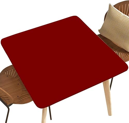 NYRTHUS Waterproof Table Cloths for Square Table 42"x42", Wipeable Tablecloth El